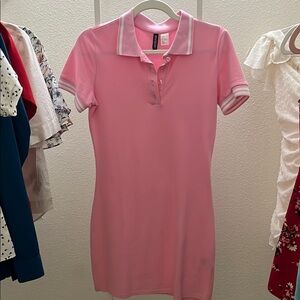 H&M Pink Polo Mini Dress